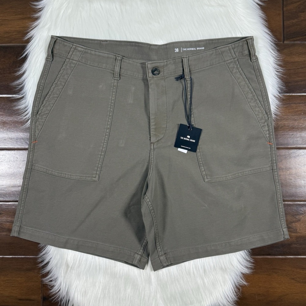 Normal Brand Men's Size 38 Taupe‎ Comfort Terry Utility Shorts
